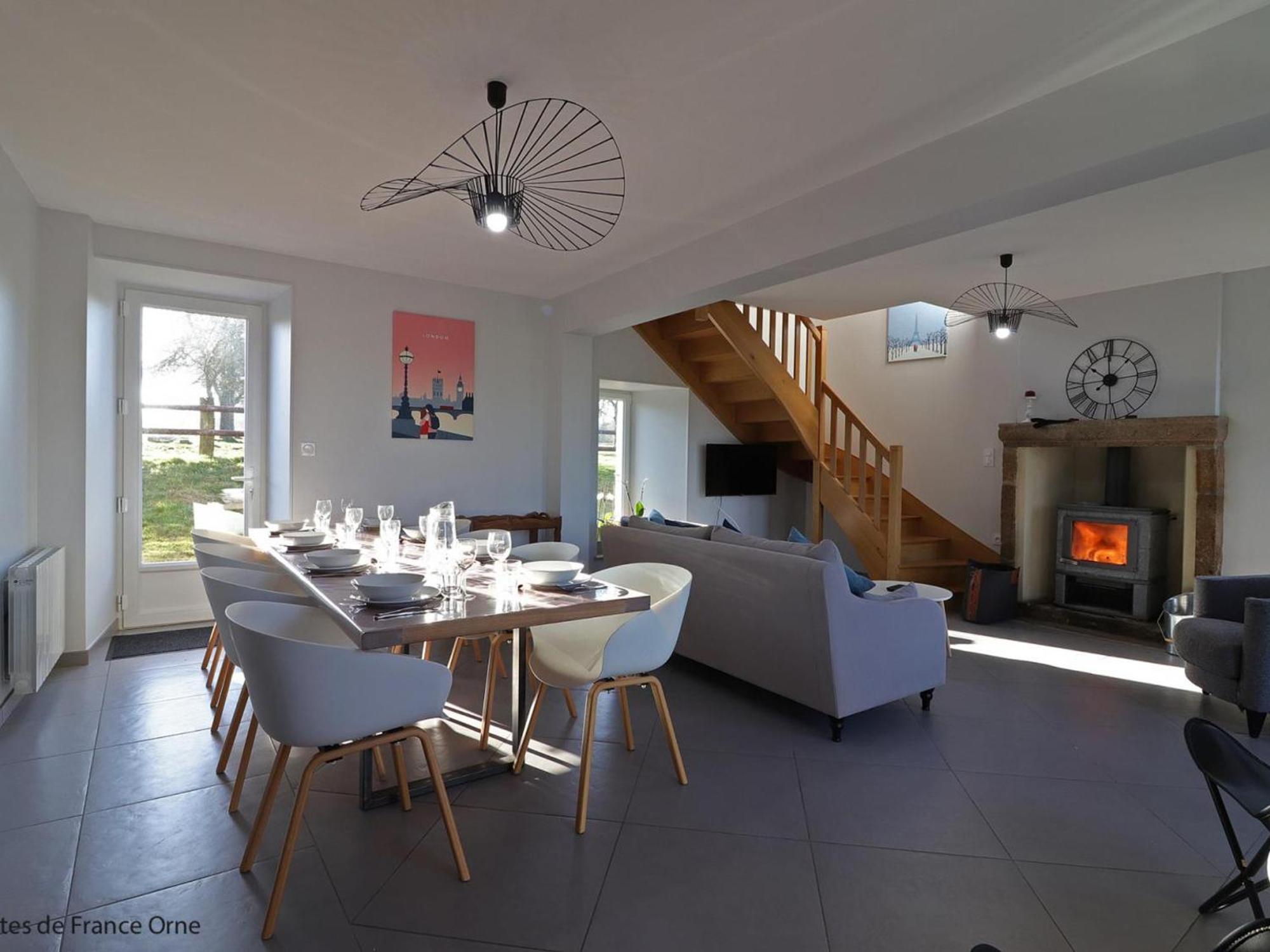Maison Normande Renovee Avec Grand Jardin, Ideale Pour Famille, Proche Lac Et Randonnees - Fr-1-497-143 Menil-Gondouin Eksteriør bilde
