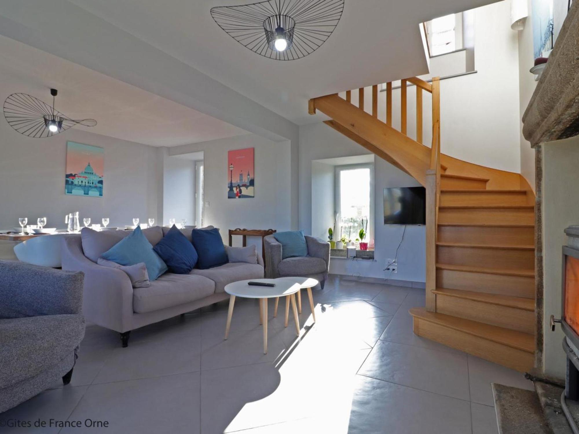 Maison Normande Renovee Avec Grand Jardin, Ideale Pour Famille, Proche Lac Et Randonnees - Fr-1-497-143 Menil-Gondouin Eksteriør bilde